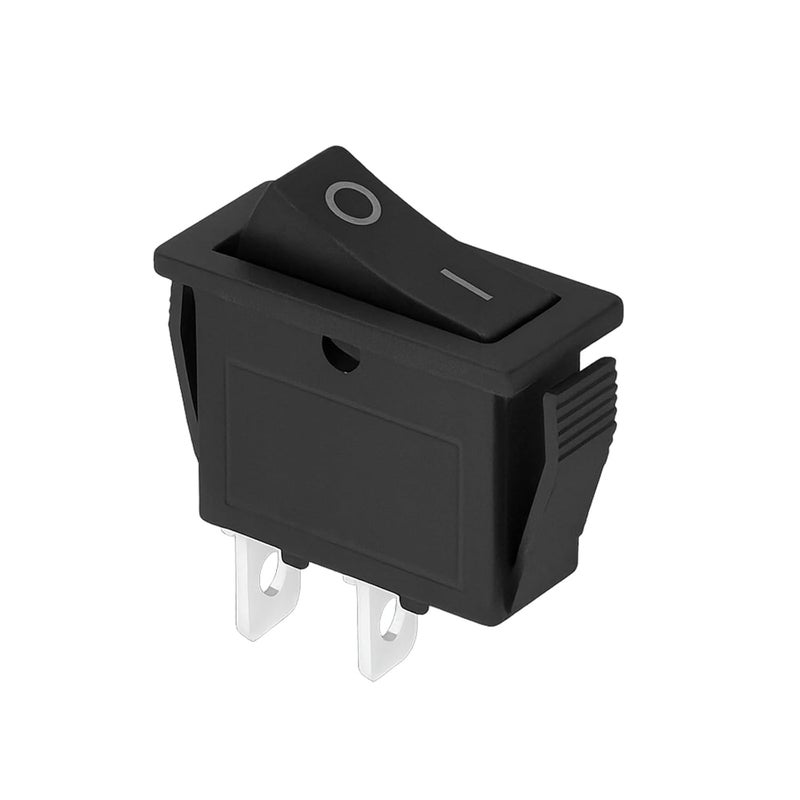 SANJOON RK1-11 Rocker Switch ON/Off, 16A 125/250VAC 2-Pin 2-Position, Compatible with Automobiles Ships Fitness Equipment Instruments Household Appliances Medical Equipment(1PCS) - Image 1
